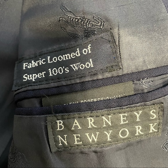 Burberry Men’s Vintage Sport Jacket Navy Great Condition Size 41 Wool - Picture 3 of 8